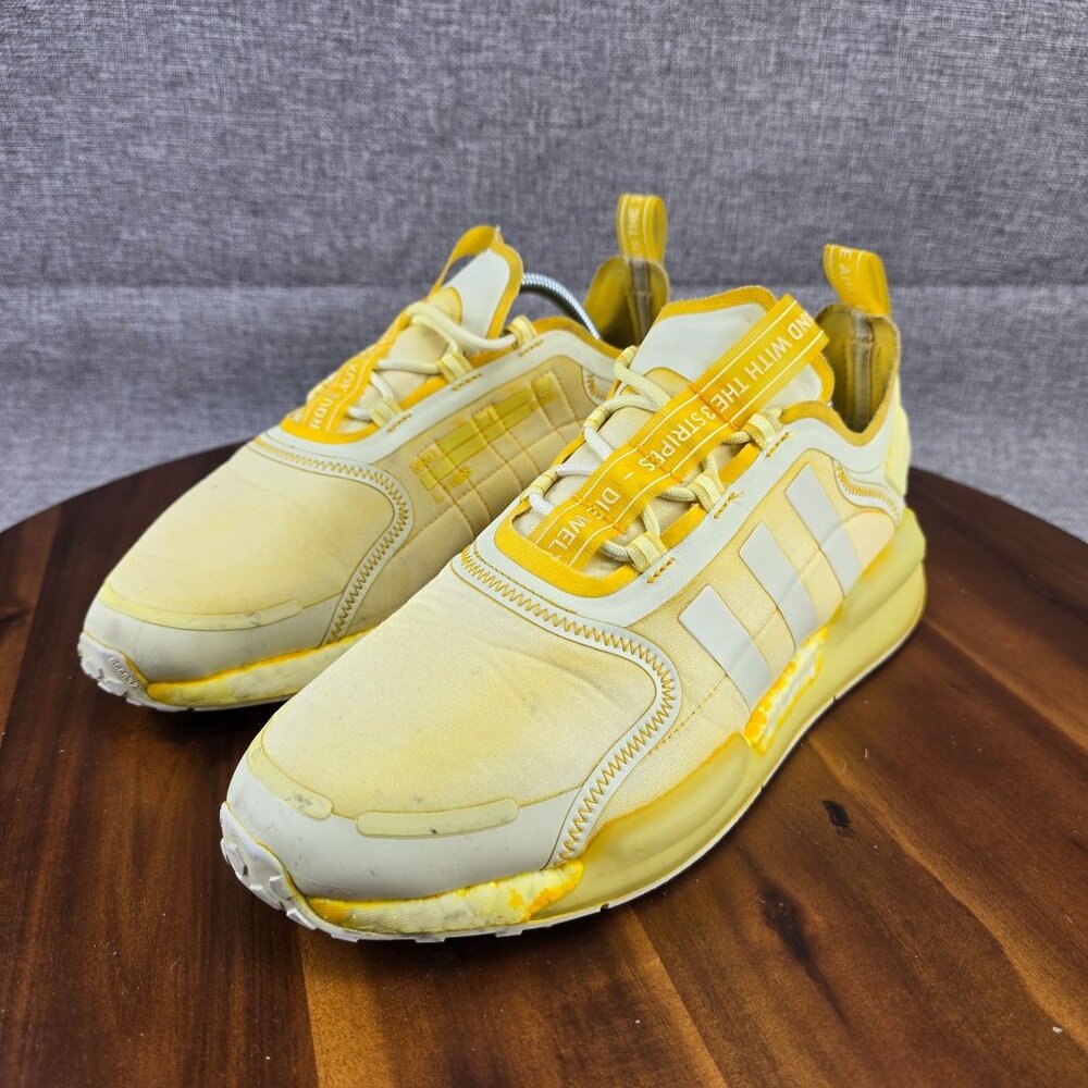 Adidas Nite Jogger‎ Yellow Sneakers Shoes Womens Size 10.5 - Picture 6 of 15